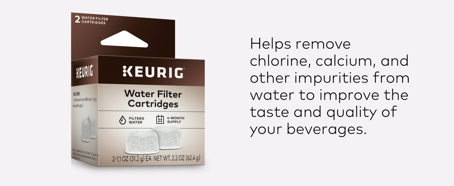 Keurig Water Filter Refill Cartridges, 6 counts/box