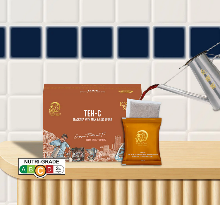 Kim's Duet Tea Bag, Teh-C, 10 sachets/box