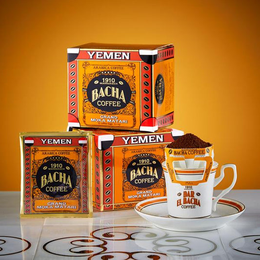 Bacha Premium Grand Moka Matari Coffee Bag, 12 bags/box