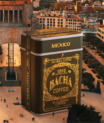 Bacha El Flamingo Whole Beans, 250g/can