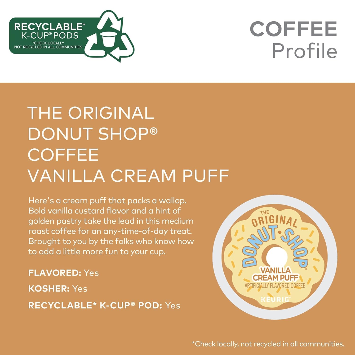 Vanilla cream puff k cup cheap