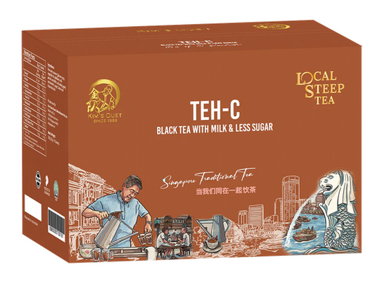Kim's Duet Tea Bag, Teh-C, 10 sachets/box