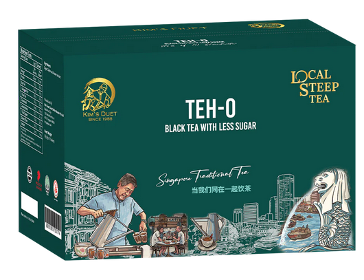 Kim's Duet Tea Bag, Teh-O, 10 sachets/box