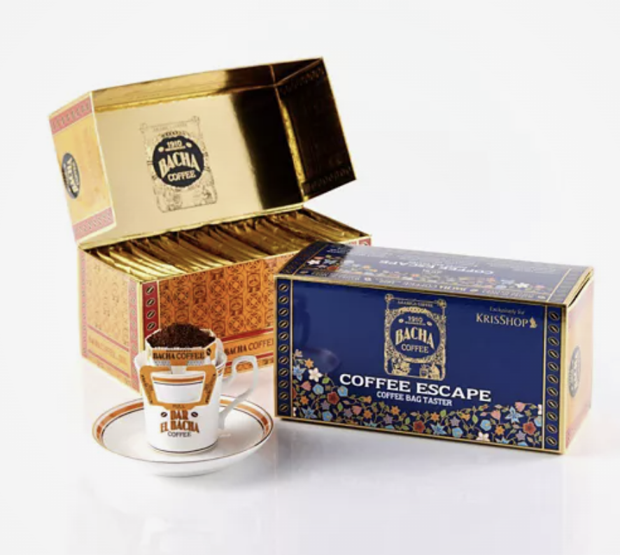 Bacha Coffee Escape Coffee Bag Tester, 30 bags/box
