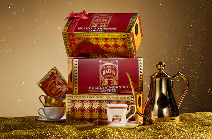 Bacha Holiday Morning Coffee Bag, 25 bags/box