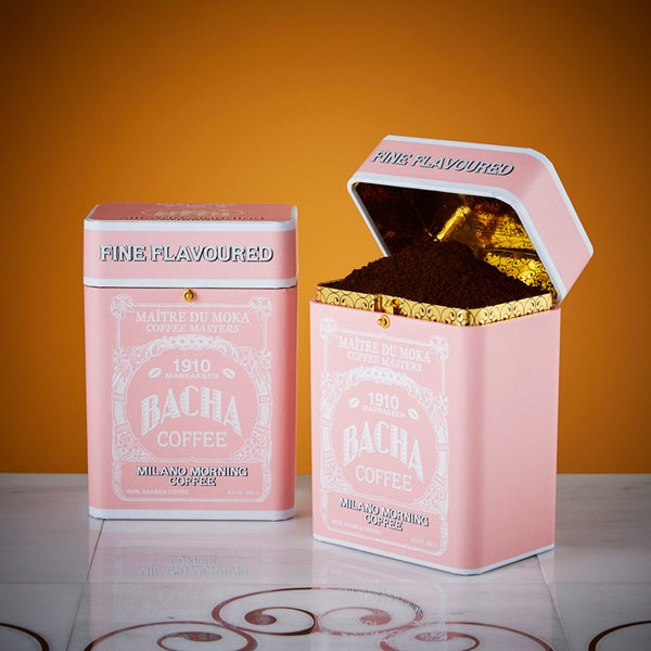 Bacha Milano Morning Ground Beans, 250g/can