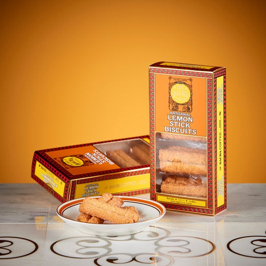 Bacha Lemon Stick Biscuit, 150 grams