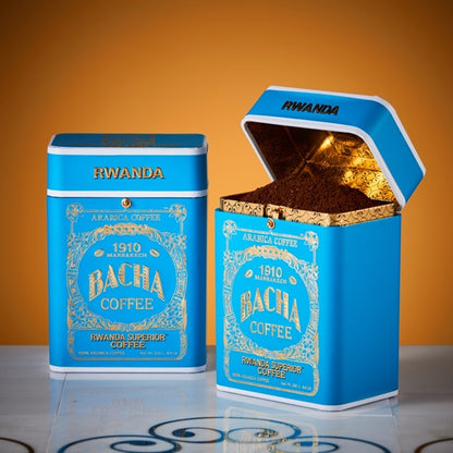 Bacha Rwanda Superior Ground Beans, 250g/can