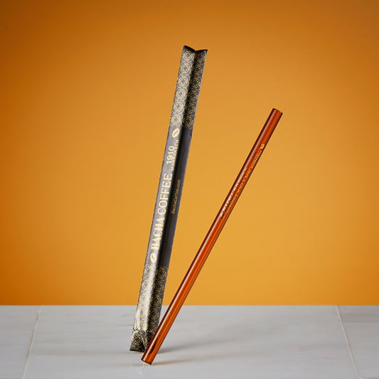 Bacha Glass Straw in Amber