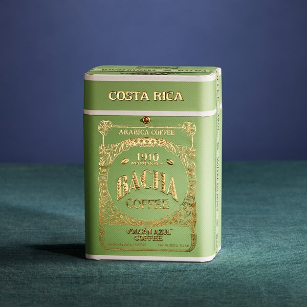Bacha Volcán Azul ground coffee beans 250g can Signature Nomad Collection