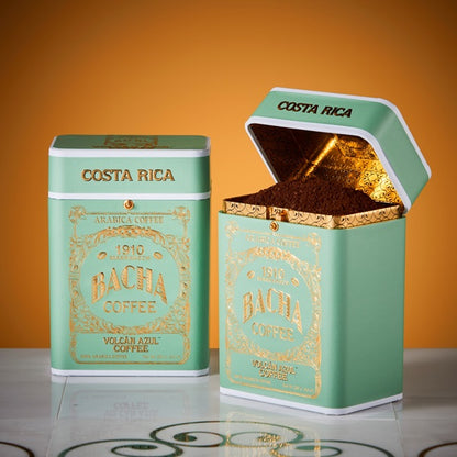 Bacha Volcán Azul ground coffee beans 250g can Signature Nomad Collection