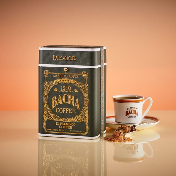 Bacha El Flamingo Ground Beans, 250g/can
