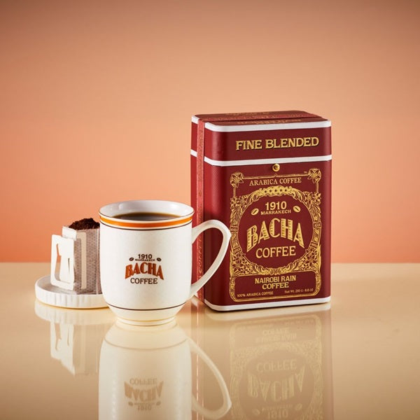 Bacha Nairobi Rain Whole Beans, 250g/can